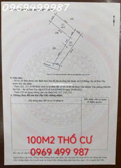 Vợ Chồng em cần tiền xây nhà nên muốn bán lô đất mới mua năm ngoái (đã có sổ).Diện tích 100m2 thổ cư đường 3 ô tô đi .Gần  trường Đại học FPT và khu