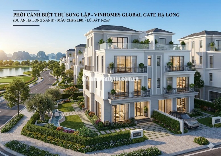 Biệt thự 162m2, 4 tầng, 12PN, sổ đỏ, QL18, Hạ Long - 15 tỷ