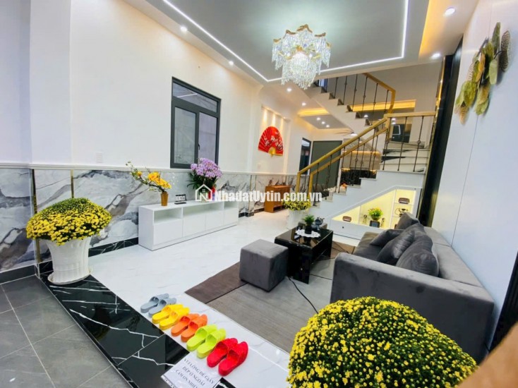 6,050 TỶ CÓ NHÀ MỚI FULL NỘI THẤT HUỲNH TẤN PHÁT, NHÀ BÈ (4X13) 3 TẦNG - 5PN - SỔ HỒNG RIÊNG
