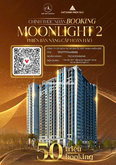  MOONLIGHT 2 MỞ BOOKING – CƠ HỘI CHỌN CĂN ĐẸP TRONG KHU ĐÔ THỊ ĐÃ CÓ GIÁ TRỊ THẬT