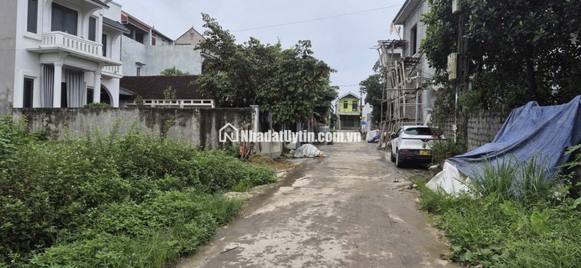 BÁN LÔ ĐẤT 85,6 m2 ĐÔNG YÊN - QUỐC OAI - SỔ ĐỎ MỚI CẤP 2024 - NỞ HẬU