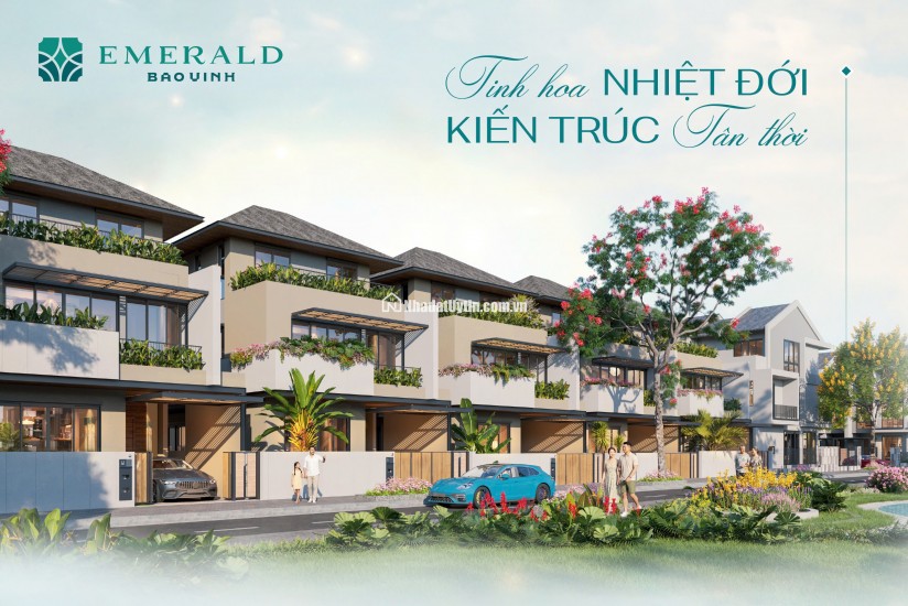 Emerald Bao Vinh – Tuyệt Phẩm Nhà Đẹp Vị Trí Vàng Đắt Giá Ngay Bên Dòng Sông Hương Thơ Mộng, Thiết Kế Hiện Đại Sang Trọng, Không Gian Sống Xanh An Lành Đẳng Cấp.