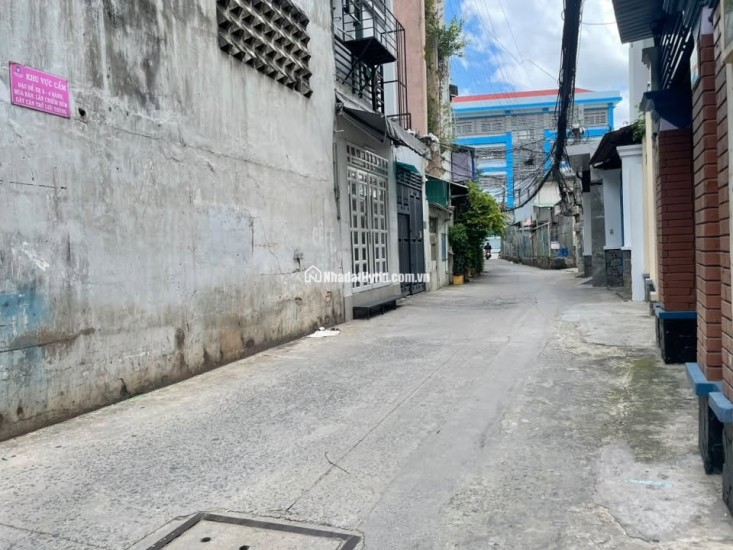 BÁN NHÀ HẺM XE HƠI ÂU DƯƠNG LÂN Q8 - BỀ NGANG 6M - NỞ HẬU TÀI LỘC