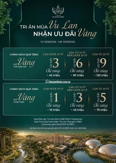 Nhà phố mặt tiền Vinhomes Saigon Park- căn 4 tầng kế góc 80m2 - chỉ 4,78 tỷ (full 100%)