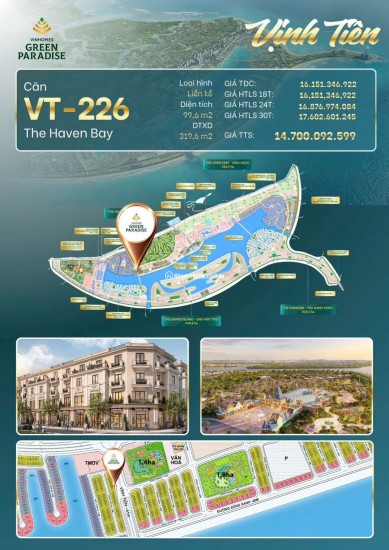 Mua nhà Vinhomes không lo lãi suất khu đô thi Paradise Cần Giờ