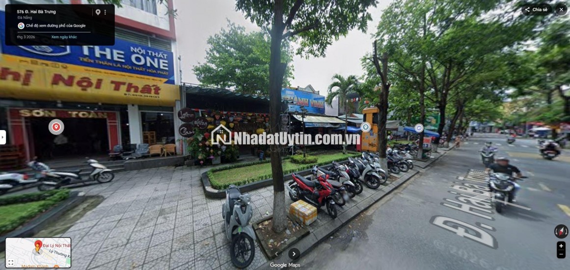 BÁN 564,6 M2 ĐẤT MẶT TIỀN ĐƯỜNG HAI BÀ TRƯNG – PHƯỜNG HỘI AN – LH:0915437069.