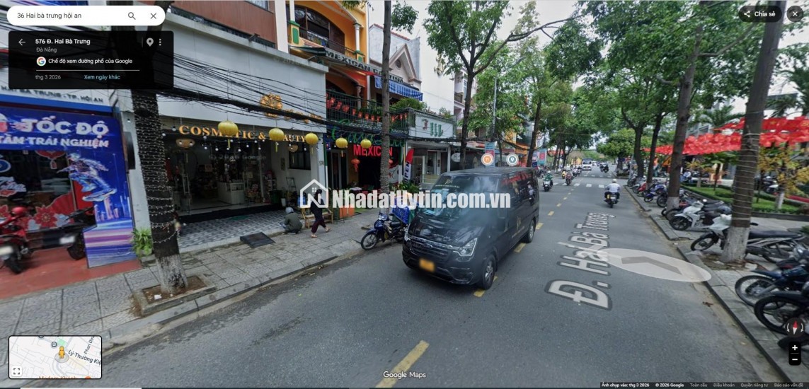BÁN 564,6 M2 ĐẤT MẶT TIỀN ĐƯỜNG HAI BÀ TRƯNG – PHƯỜNG HỘI AN – LH:0915437069.