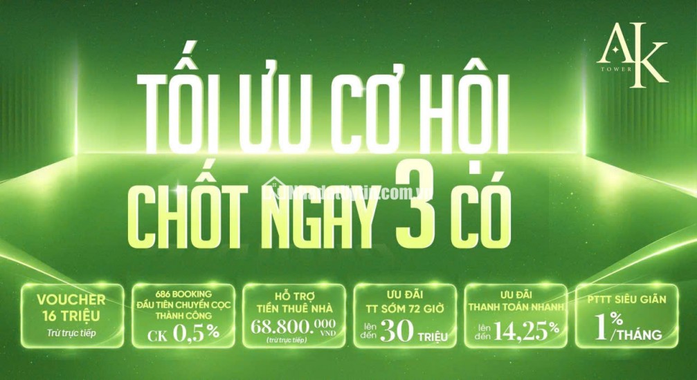 A&K tower- cơ hội sỏ hữu Nhà O Đồng tại An Phú TPHCM có 2 tầng thương mại ParcMall.