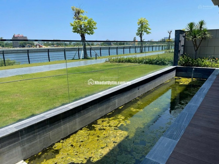 Bán biệt thự ven sông khu đô thị Phú Mỹ An, Đà Nẵng diện tích 300m², 0773218937  hồ bơi riêng, sàn 349,1m²