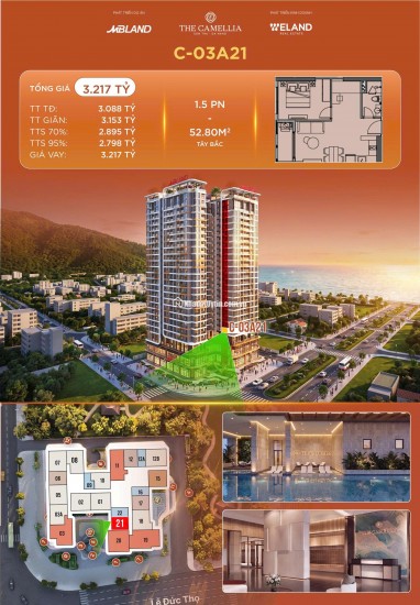 Nhanh tay sở hữu: CĂN HỘ THE CAMELLIA ĐÀ NẴNG - BÁN ĐẢO SƠN TRÀ CHỈ TỪ 1.9TỈ/CĂN LH:0775671352