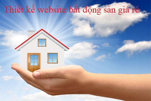 Thiết kế website bất động sản giá rẻ